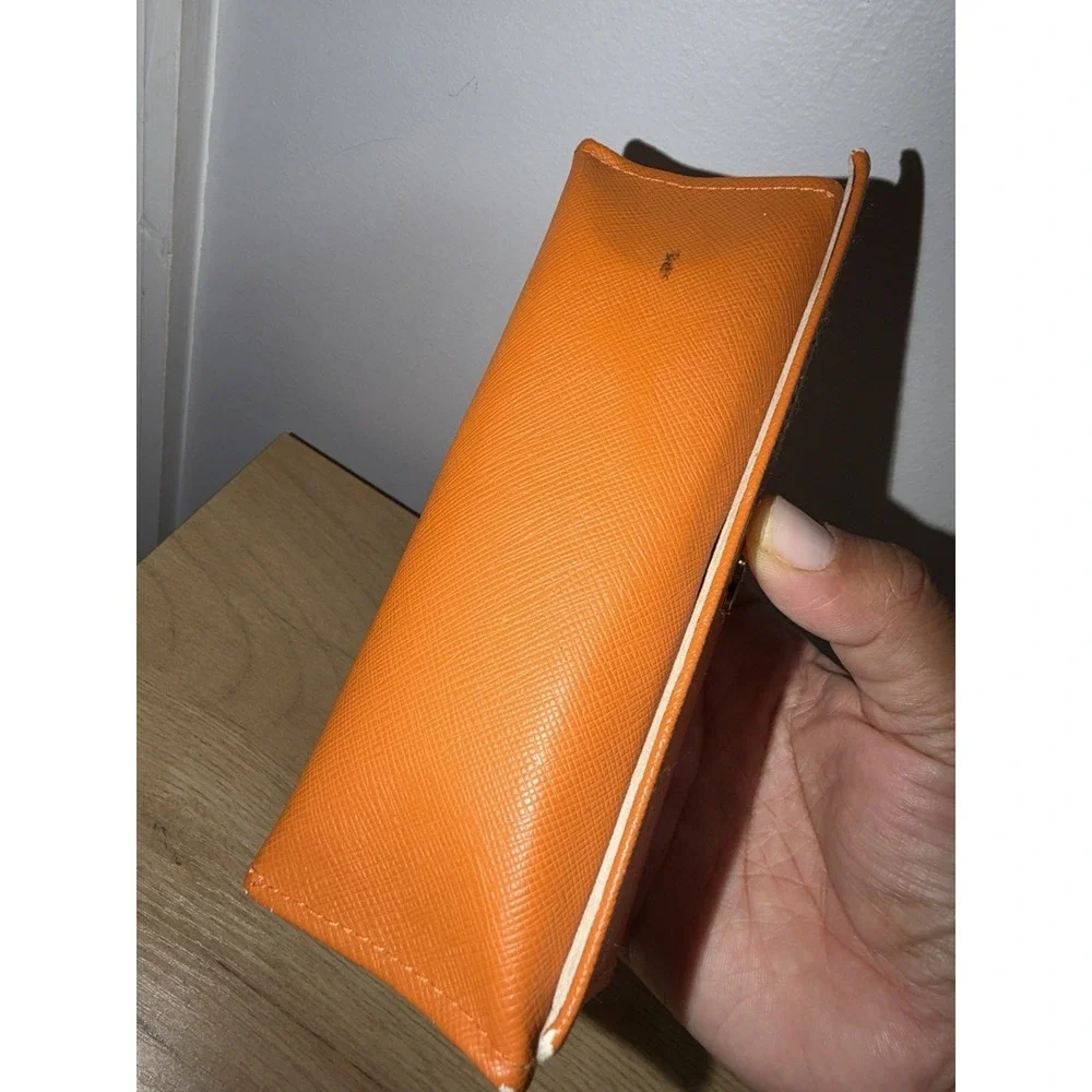 Tory Burch Sun Glass Case Holder Orange W